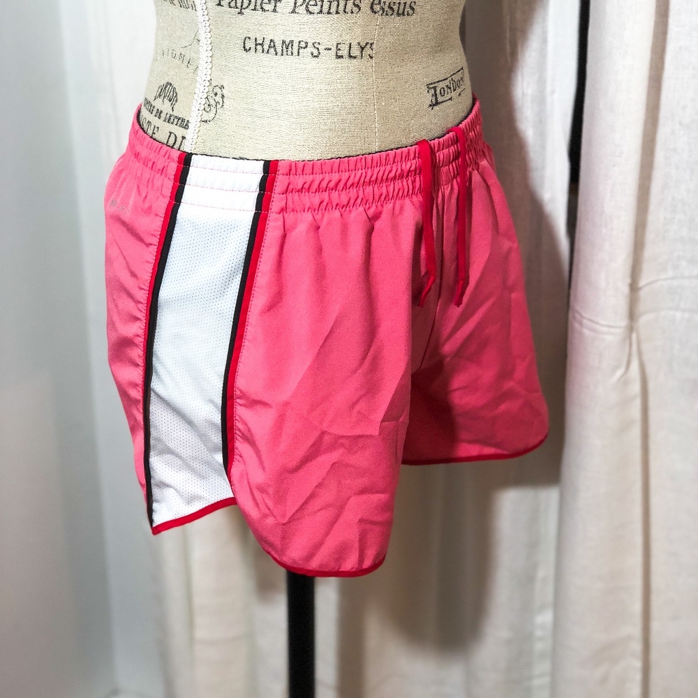 Nike Pink and White Athletic Shorts